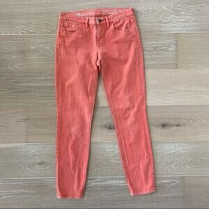 Madewell Skinny Skinny Ankle Jeans Orange